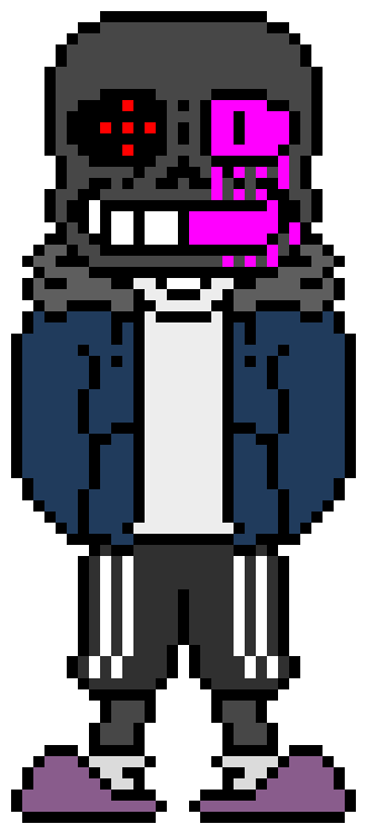[d6b045] Fear Sans: *He gets more power from the fear inside Caftar* 