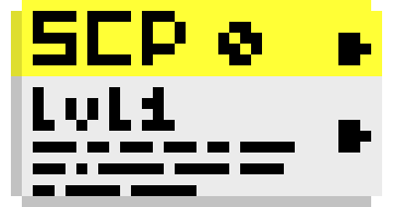 SCP LEVEL 1  KEY CARD