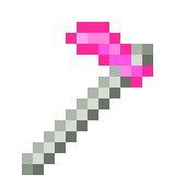 [9664c4] Pink minecraft hoe