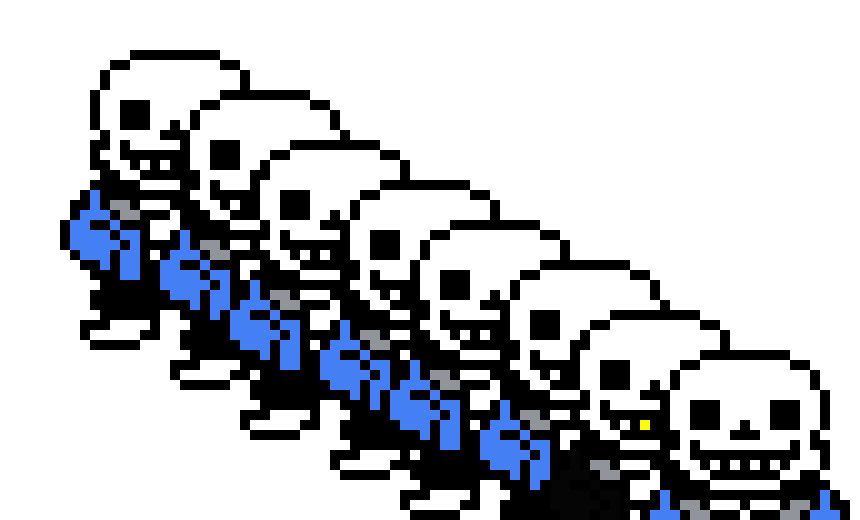 The past: ts annual ketchup day and fell, sans and his clones are lined up for their ketchup