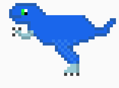 [c27d17] Blue Dino