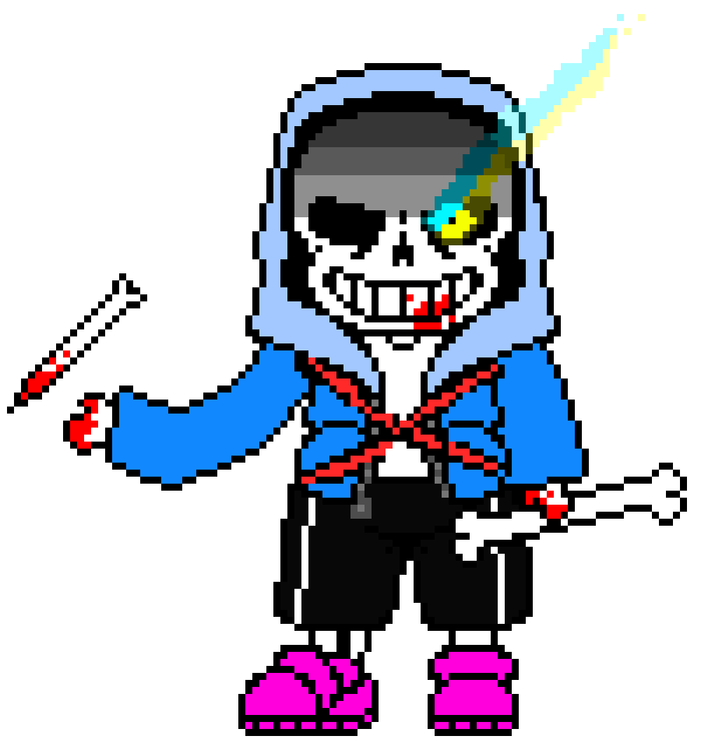 Undertale last breath sans phase 2 HARD mode