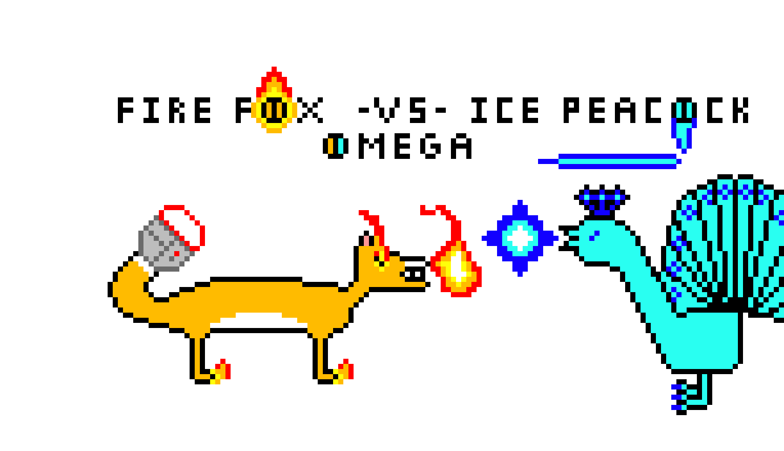 [9664c4] Fire Fox -vs- Ice Peacock 