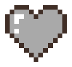 [6dc607] silver heart