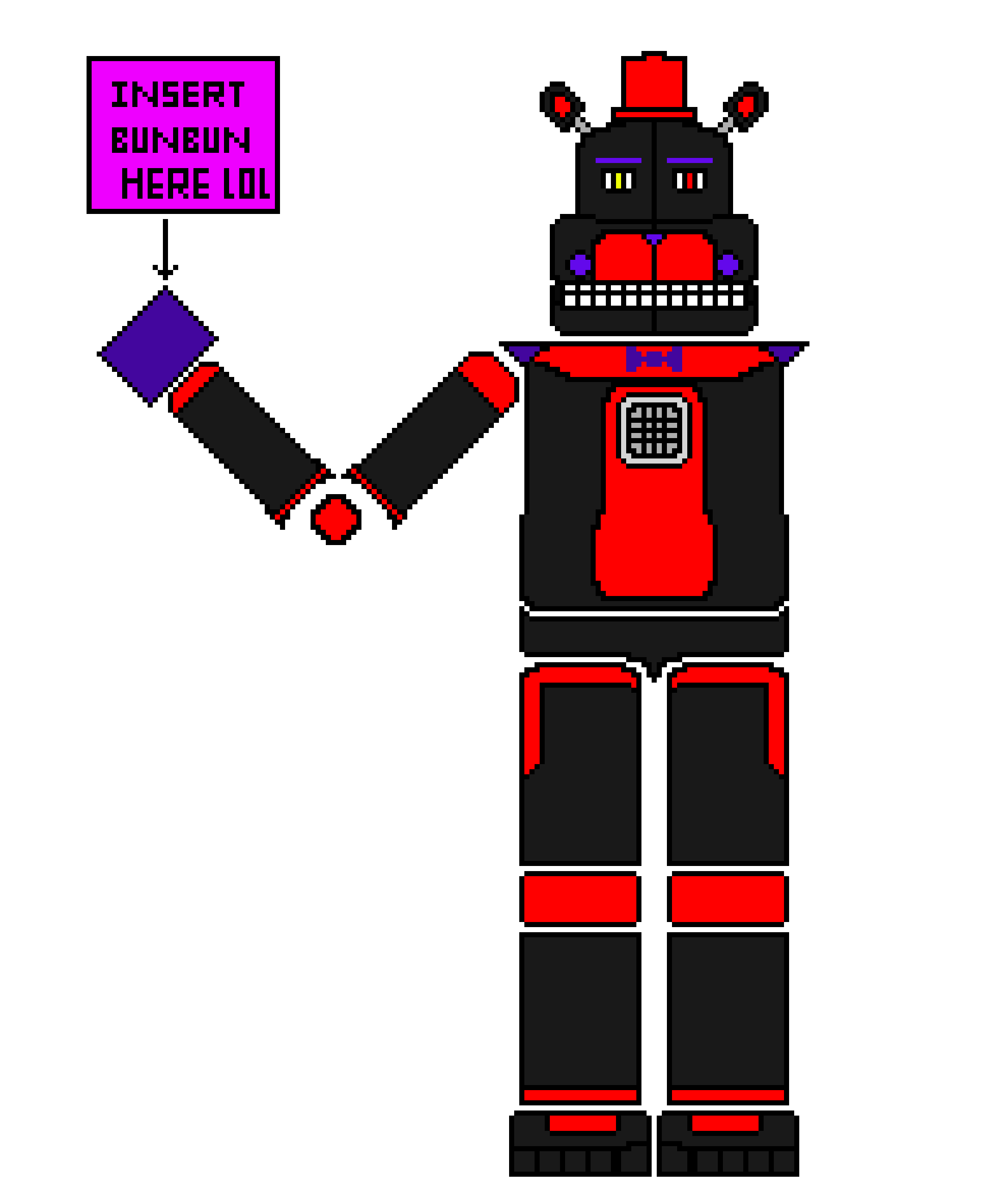 Strike Time Freddy WIP ( I'll fix hand later I gotta sleep now cause my time Is 9:37 pm)