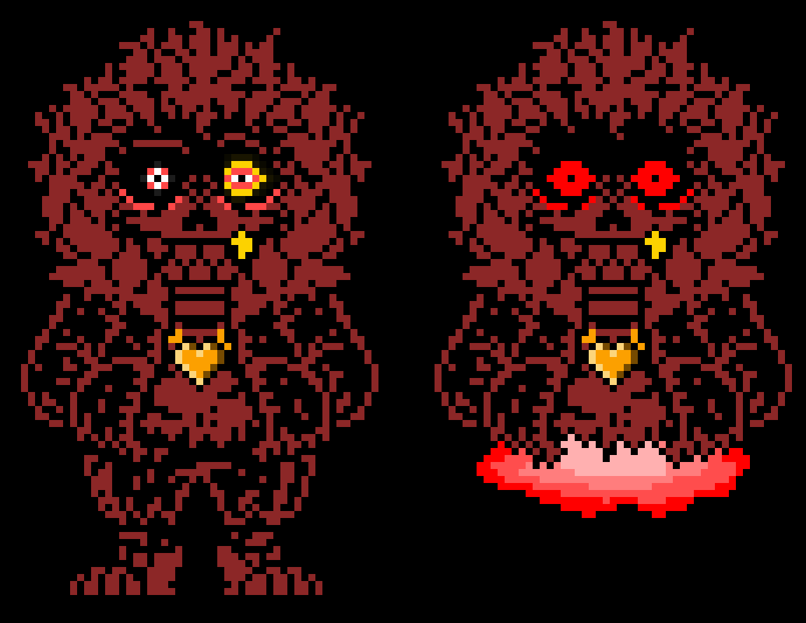 Dustfell Sans Battle Sprite