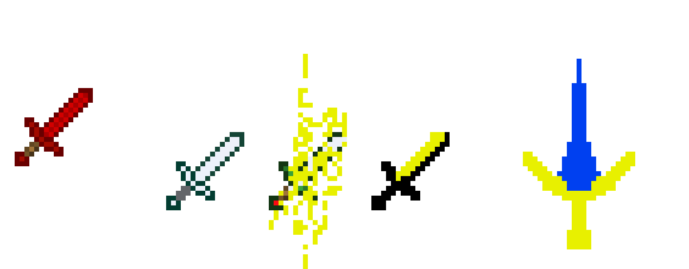 [9664c4] Minecraft Swords
