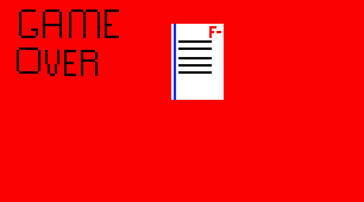 [9664c4] game over screen 