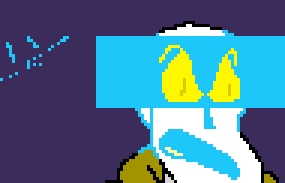 [cb9032] wdym with spam whoever stealed this sprite and colored some bits blue