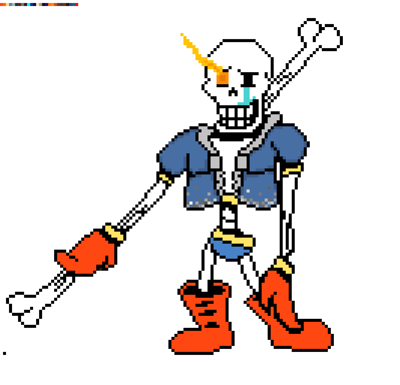 [e06d7d] Disbelief Papyrus sprite remake