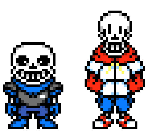 Team Switched UnderSwap Sans And Papyrus