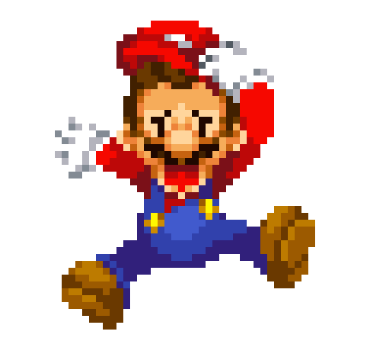 [aa1448] Paper Mario Falling (M+L Dreamteam style)