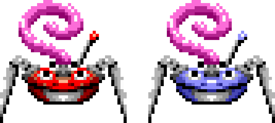 [6b8263] saw sonic get mentioned and the penar bot inspired me, so i lexipated it. (also the blue one)