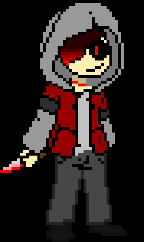 [7b7bce] -spins knife- why do you always have to be so stubborn smiley! -looks at psychos eye- and overly aggressive! and thats coming from me!