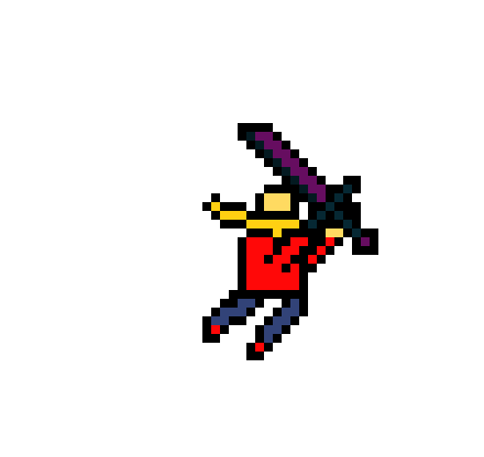 [e9fc0d] Main Character with cool sword