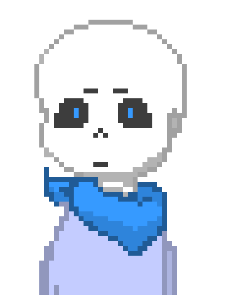 [b864cc] Blue blocked the attack for Papyrus "Leave him be"