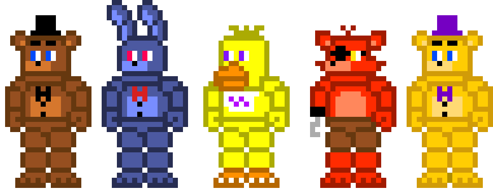 FNaF 2 The Un-Withered Gang [King Squid Edit]