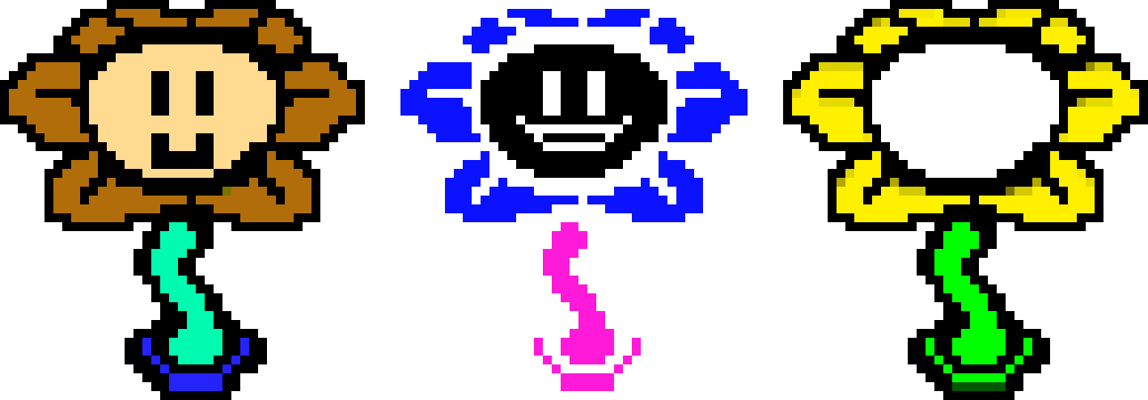 [7237da] Flowey faces