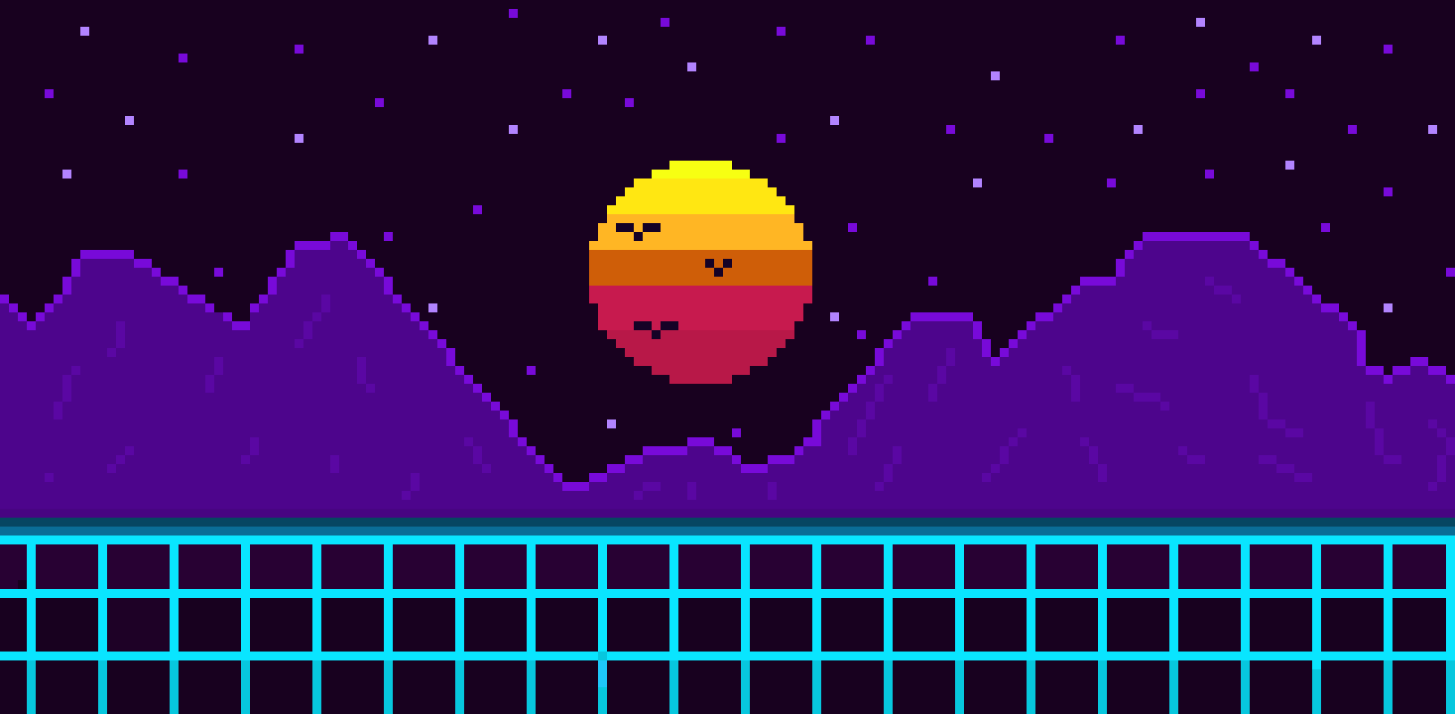 [abeca4] Synthwave (first drawing)