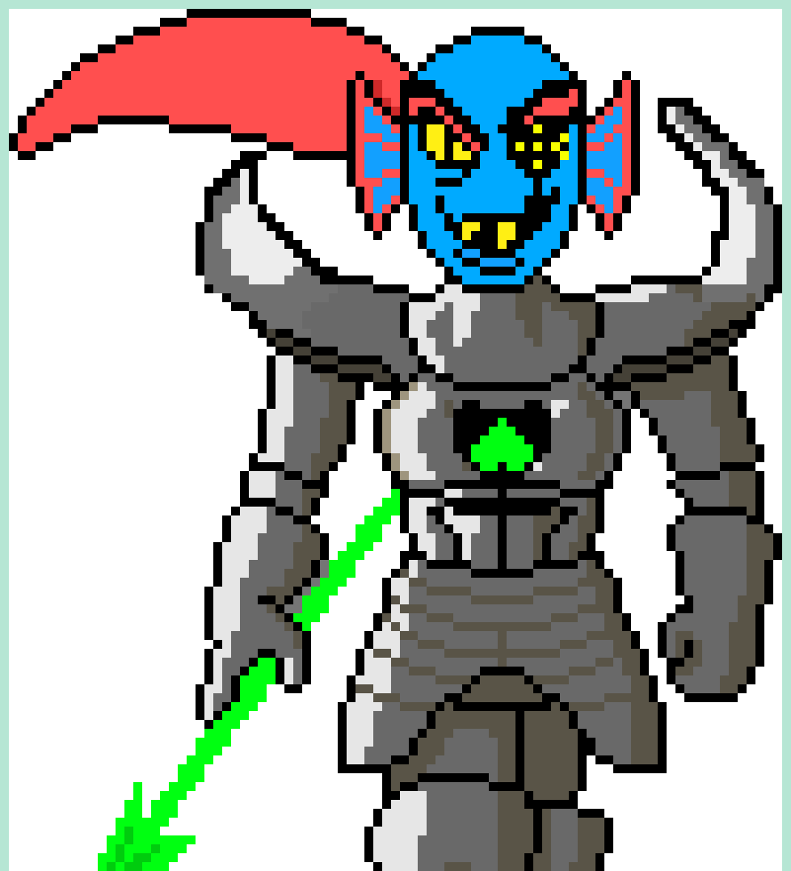 [9664c4] undertale(corrupted underground)(undyne)