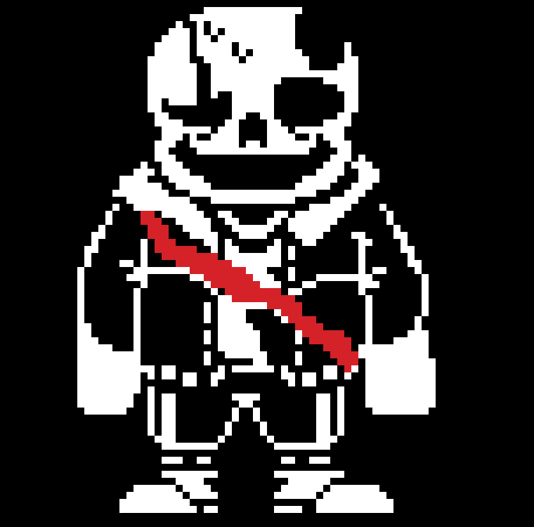 [7b43fa] Horrortale Last Starvation Sans Sprite (Phase 3) tired