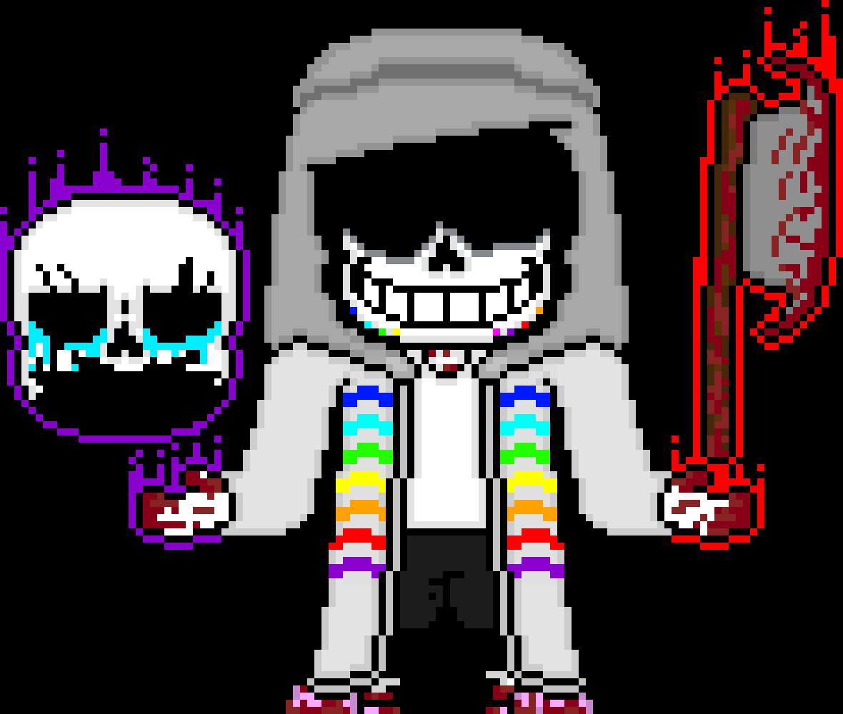 [e8cb42] im not gunna do anything to him, i have already got one of his heads *they both look at the head*