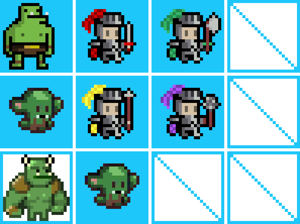[d46def] Pixel Characters