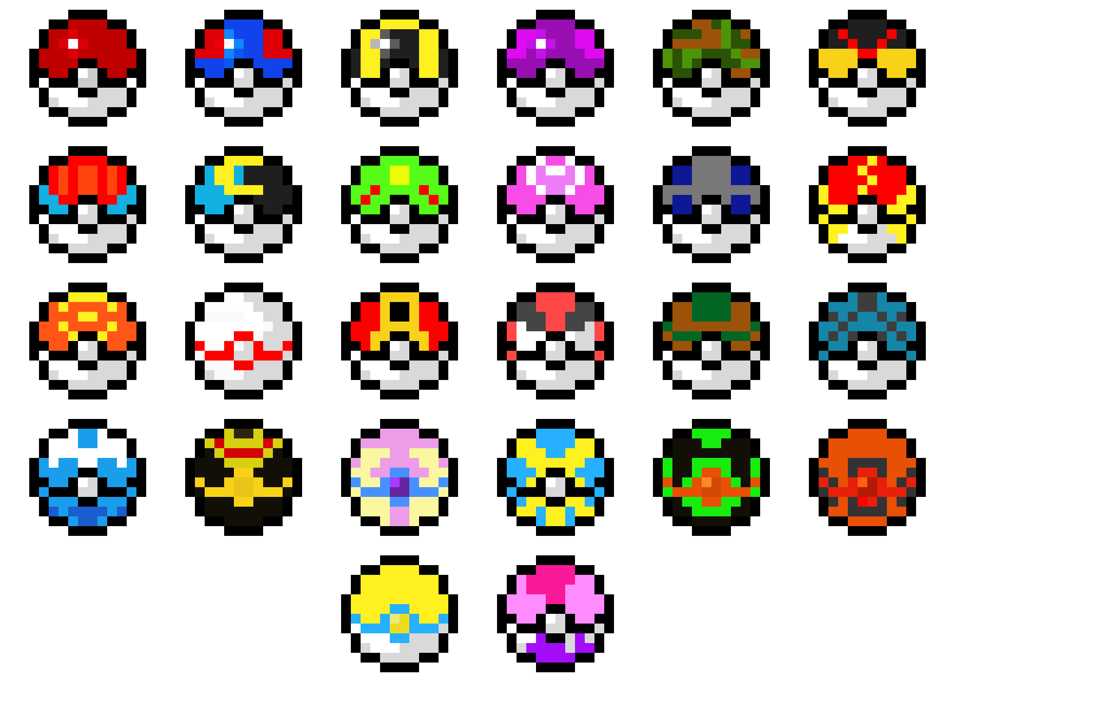 [beb676] All Pokeballs in Pokemon