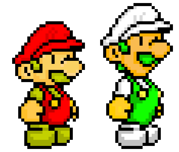 [9664c4] Classic Nes Mario and Luigi