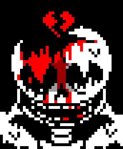 [7ce906] *(It deals 40 damage to demented, but he just takes it.) -HorrorTale Sans