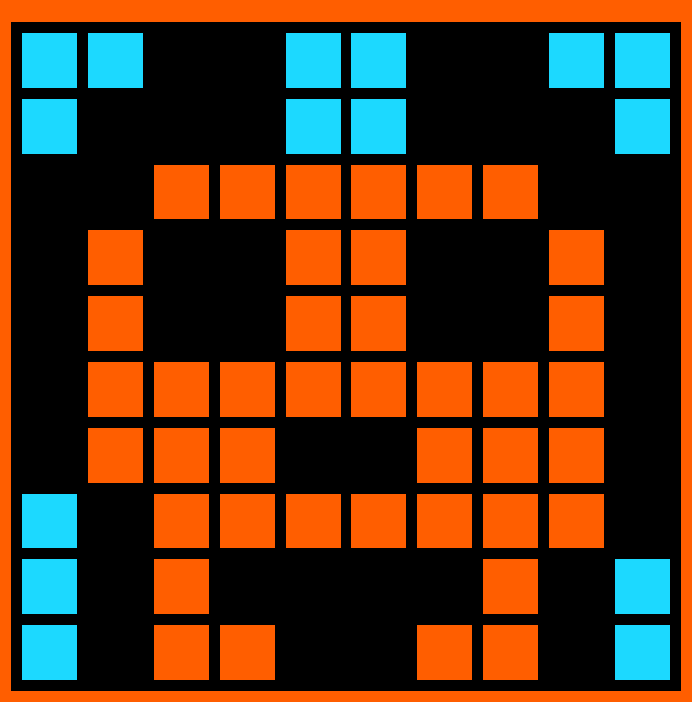 10x10 grid