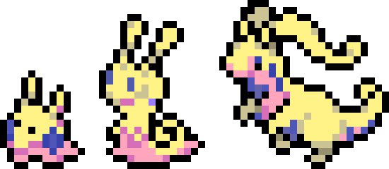[a4f1d3] Shiny Goomy Pixel Art