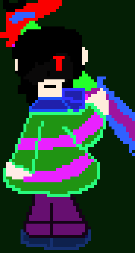 [904ba9] she might dissper to get to lunch she pulls out sword ams at froggit