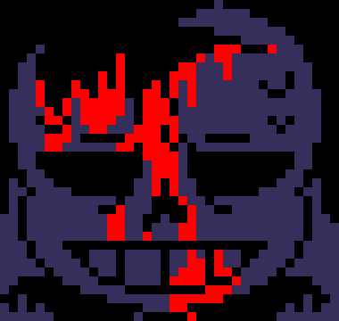 [7ce906] *(Demented walks into the P&MR.) -HorrorTale Sans