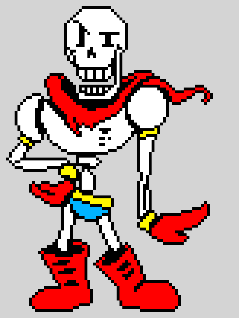 [9664c4] papyrus battle sprite without sans