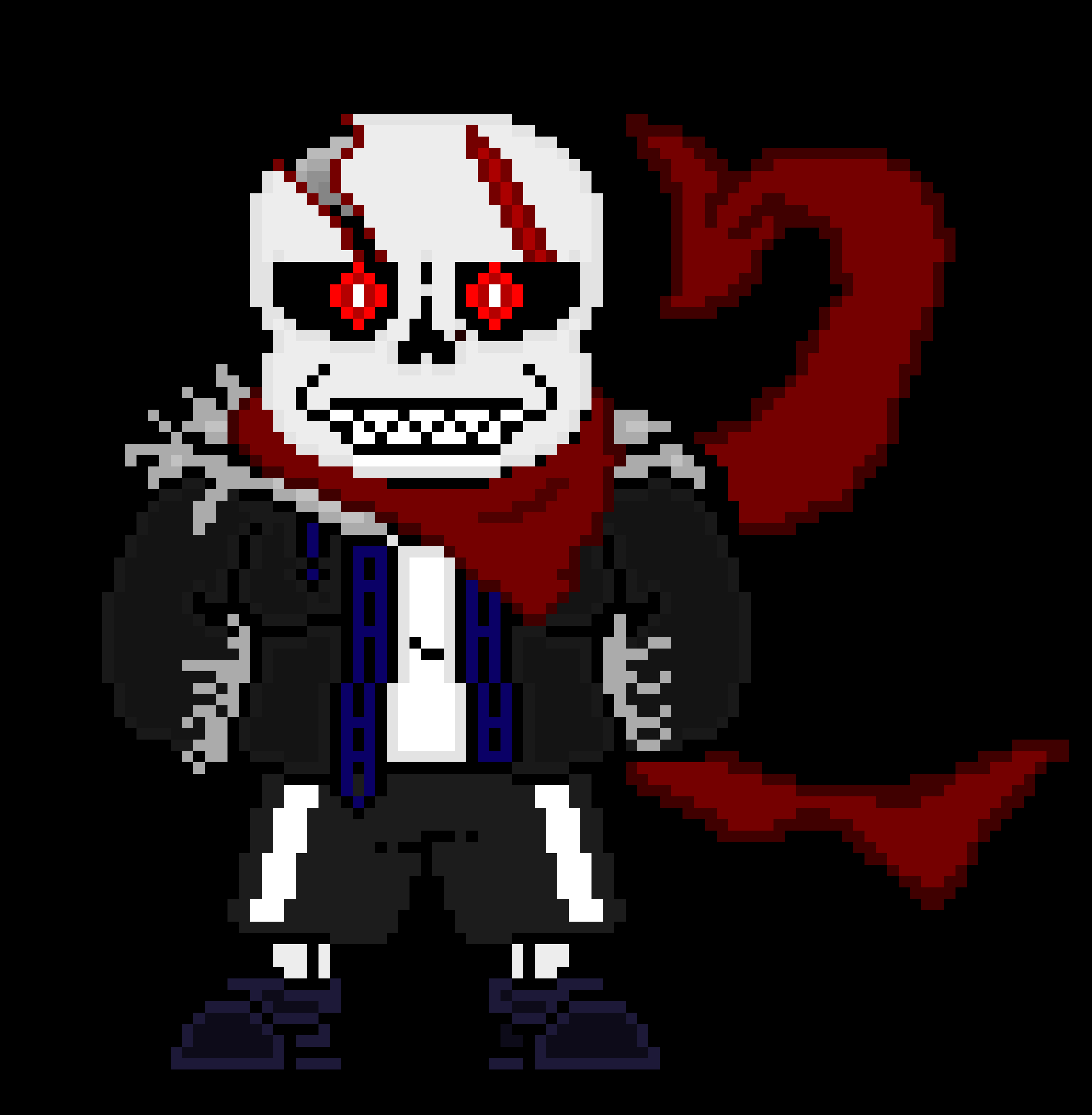 [0b95c6] at the bottom of the stairs deadly sans looked at them* well well what do we have here