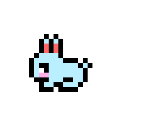 [9664c4] Sky Blue Bunny
