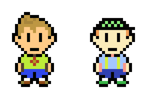 custom earthbound sprites