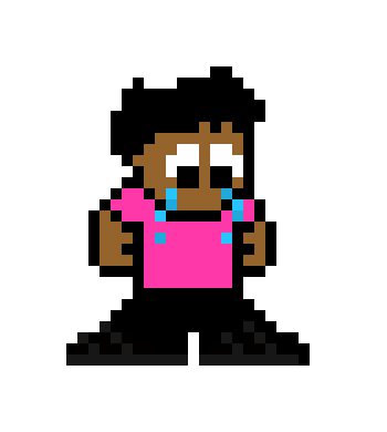 [9664c4] crying boy pixel