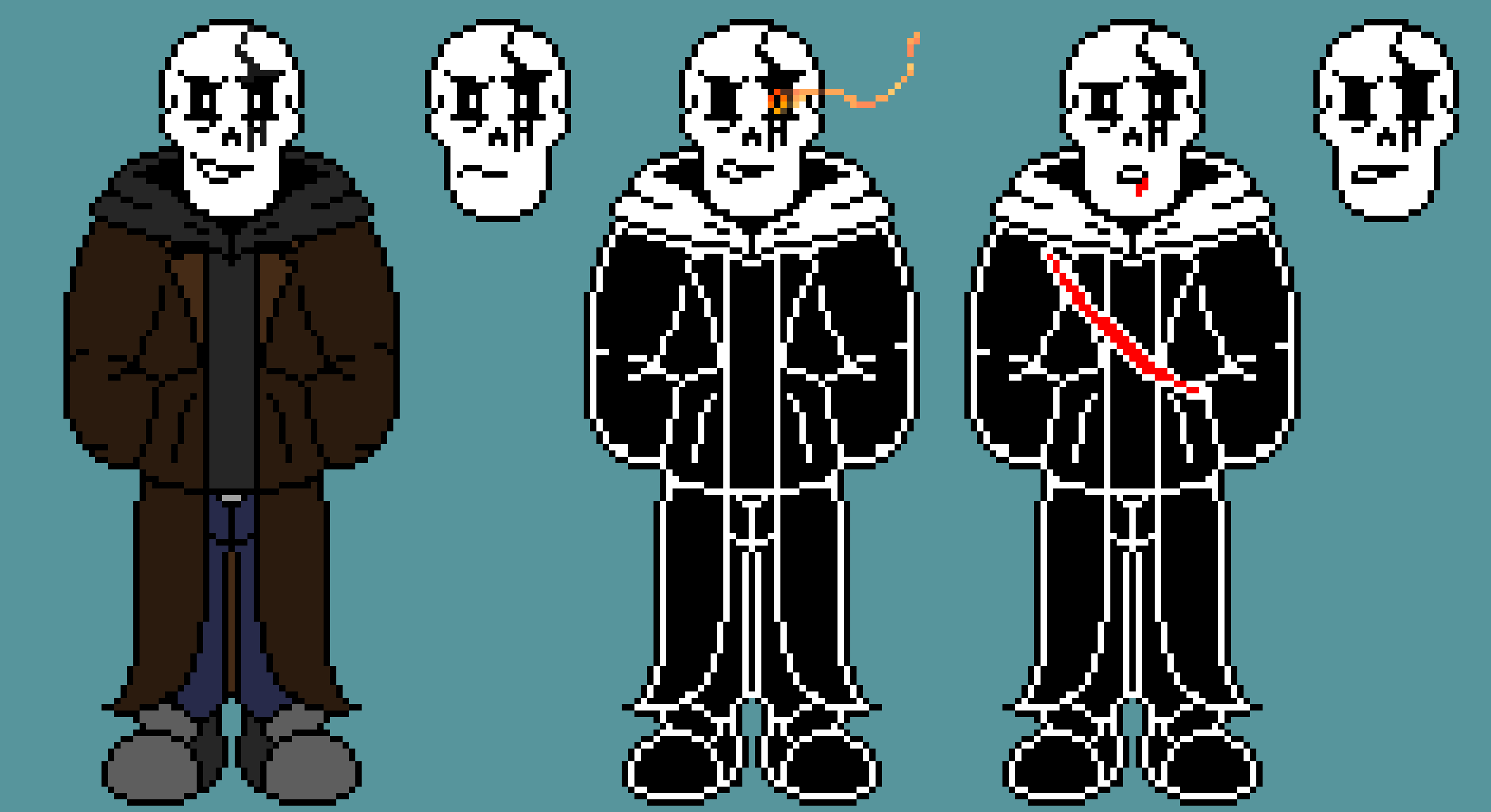 Serif Battle Sprite (+ Color)