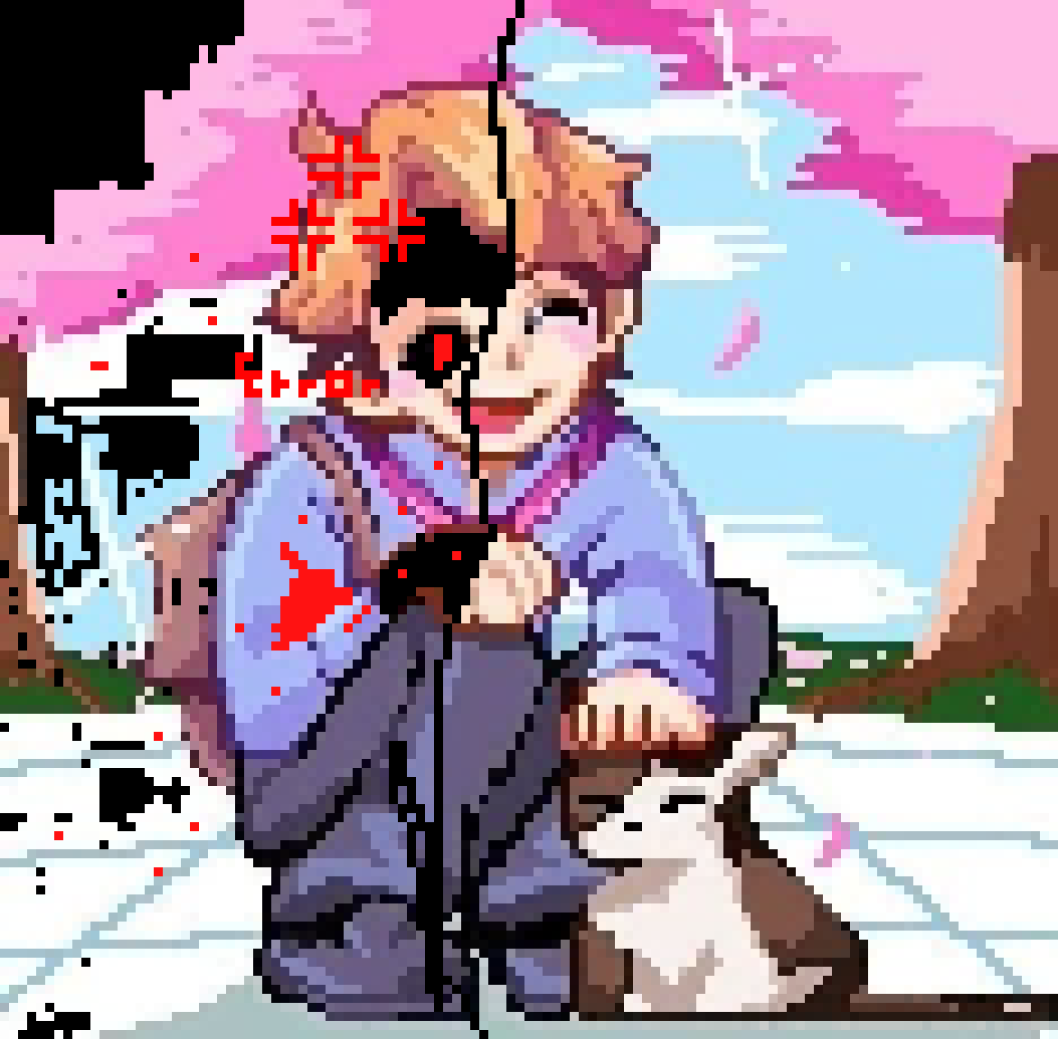 [86ba8d] Senpai and cat..?