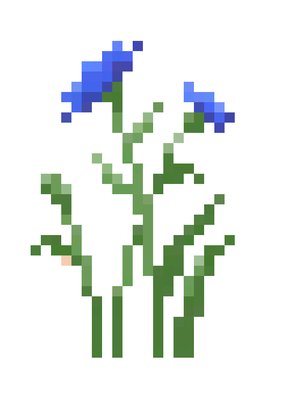 [93bd05] blue flower