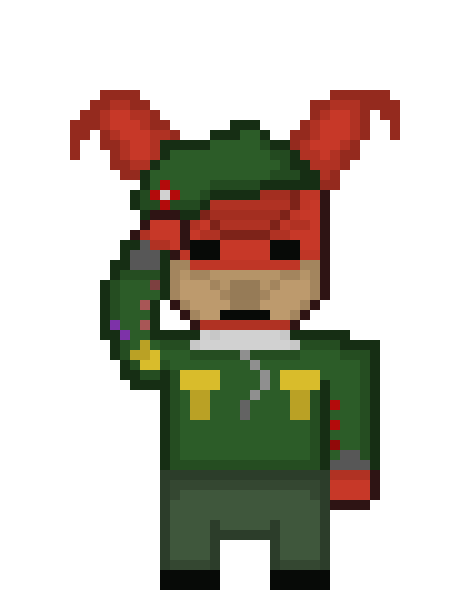 [2b2cca] Rudolph Getting fed up salute sprite