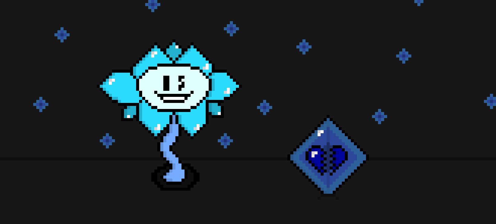 [9664c4] crystal flowey
