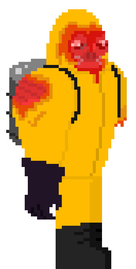 hazman after a nuclear explosion, bottom wasnt damaged somehow