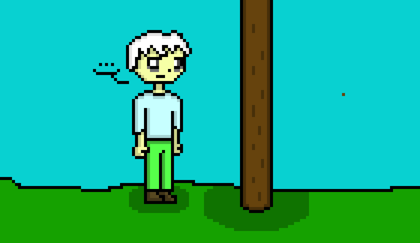 [a4440e] Charles Looking at a Tree