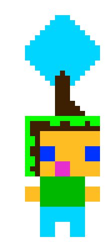[9664c4] tree head blue