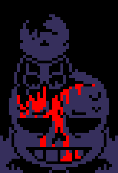 [7ce906] *(Demented's face changed, he seemed upset after you said that.) -HorrorTale Sans