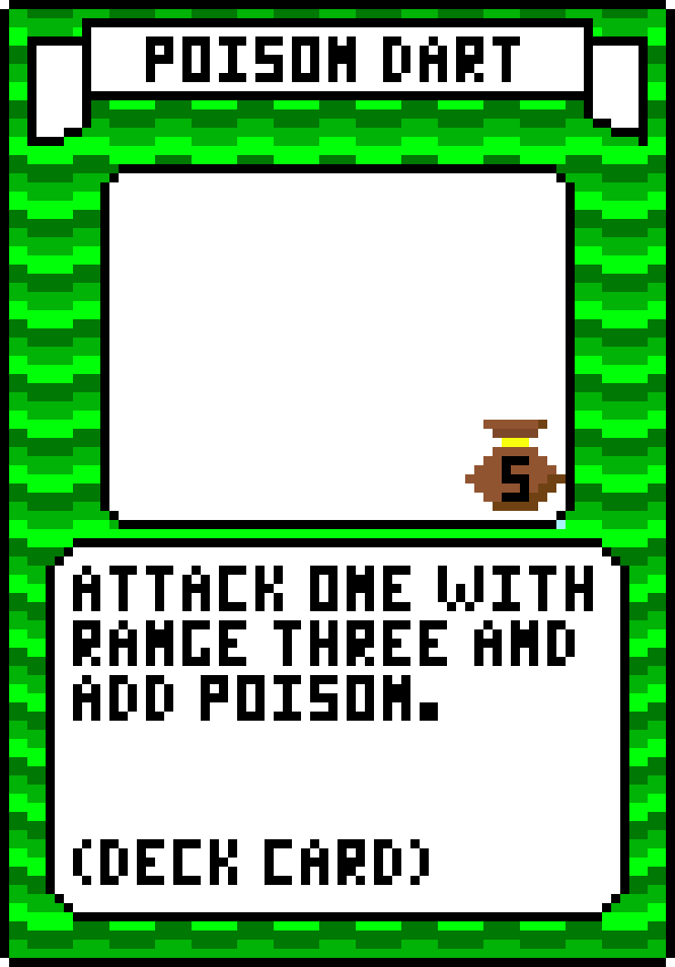 [aad7c6] Poison Dart Card
