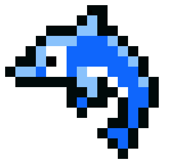dolphin pixel